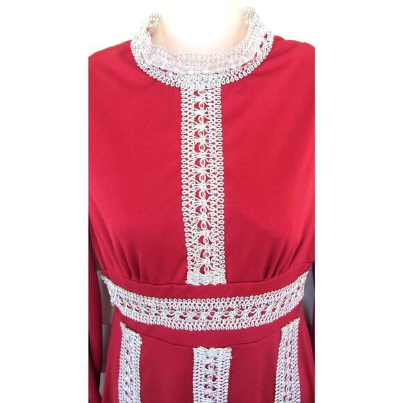 Lorrie Deb of San Francisco Vintage 60s Union Made Medieval Castlecore Dress - Picture 3 of 8